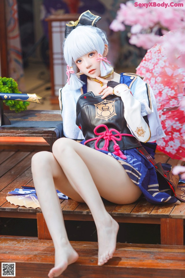 Cosplay 桜桃喵 神里绫华 Ayaka Kamisato No.377752